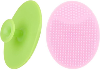 velkio Face Scrubber, Soft Silicone Facial Cleansing Exfoliator Face Wash Brush