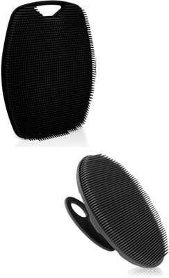 DR.VS Silicone Body Scrubber for Shower – Gentle Exfoliating Bath Brush (Pack of 2)