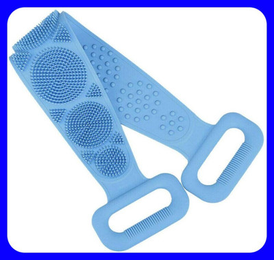 SJK Body Wash Silicone Body Scrubber Double Side