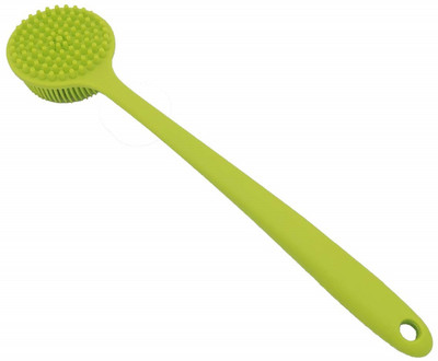 RBGIIT Silicone Bath Scrubber for Body Cleaning with Dual Texture Design Brush