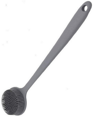 RBGIIT Back Scrubber Silicone Brush with Easy Grip Handle for Shower Exfoliation