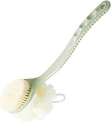 HM EVOTEK Bath Sponge With Double Side Brush With Handle LB-63