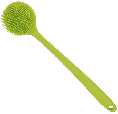 NARV Long Handle Silicone Back Scrubber with Dual Sided Brush Design