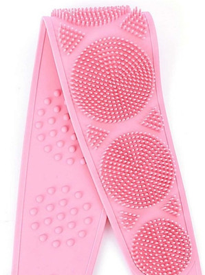 PEASON Silicone Double Side Body Back Scrubber Bath Brush Washer for Dead Skin Removal