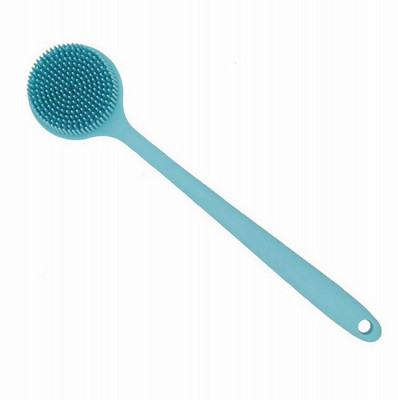 RBGIIT Silicone Body Brush with Long Handle for Gentle and Deep Cleaning Skin