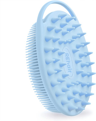 Be Body Wise Latest Ultra Soft Silicone Bath Brush, 2 in 1 Body & Shampoo Scrubber