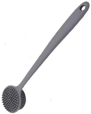 HM EVOTEK Easy Grip Silicone Shower Scrubber for Men and Women Back Cleaning