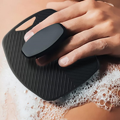 PBKN Shower Brush with Grip – Silicone Scrubber for Indian Skin