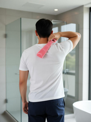 Sheenuu Back Cleaning Scrubber, Peeth Scrubber Belt