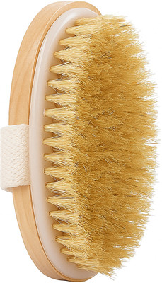 Multibrite Oval Bath Brush for Deep Cleansing,Soft Bristle Exfoliating Scrubber for Women