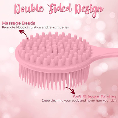 Aivc Silicone Back Brush Pink