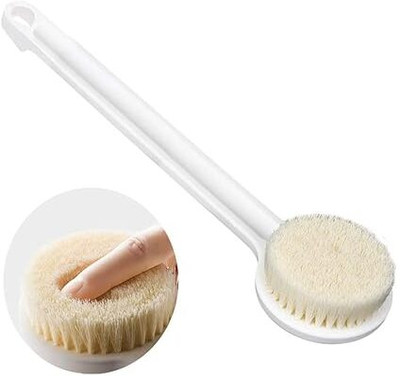 KUMIJASHI Body Bath Brush with Bristles Back Cleaning Scrubber with Long Handle