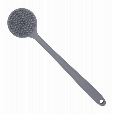 RBGIIT Long Handle Bath Scrubber with Soft Silicone Bristles for Gentle Exfoliate