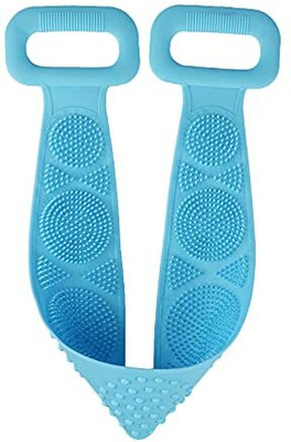 Euclid Silicone Back Scrubber for Shower-Pink-Blue