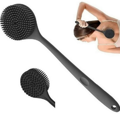 RBGIIT Shower Back Scrubber with Non-Slip Handle and Silicone Cleaning Tips