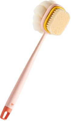 REVATAKG Body Scrubber With Long Handle Shower Back Scrubber Brush