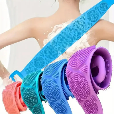 5teknova bath brush Scrubber for Shower, Bath Body Brush Silicone iop14