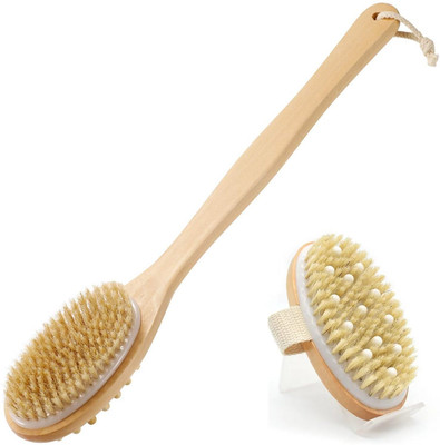 Altruist Wooden Double sided Bath Brush With Massager