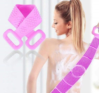 ARYAVARTENT Body Scrubber Silicone Massage Bath Brush