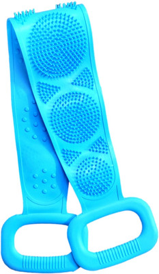 Great Brain Double Sided Silicon Scrubber Belt for Bath (Pack of 1)
