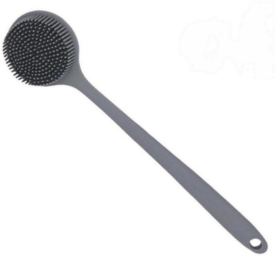 RBGIIT Silicone Back Scrubber for Shower with Long Handle and Dual Sided Design
