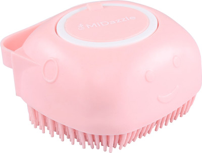 HERBNATURO Silicone Body Back Scrubber Double Side Bathing Brush for Deep Cleaning