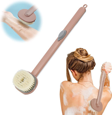 kayru Exfoliating Shower Brush, Back Scrubber for Men and Women