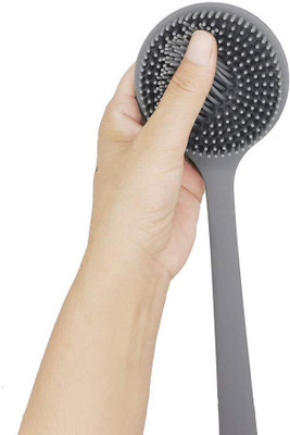 draval Silicone Body Scrubber, Long Handle Back Scrubber for Shower