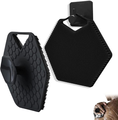 maycreate Soft Silicone Body Scrubber with Suction Grip Massage Pad