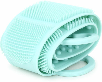 MAA ENTERPRISE Silicone Bathing Brush Exfoliating Back Scrubber for Shower Skin Deep Cleaning