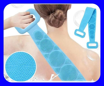 xwipe Soft Silicone Back Scrubber Brush Cum Belt for Exfoliating Shower Bath