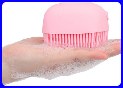 SJK Body Wash Silicone Body Scrubber Double Side