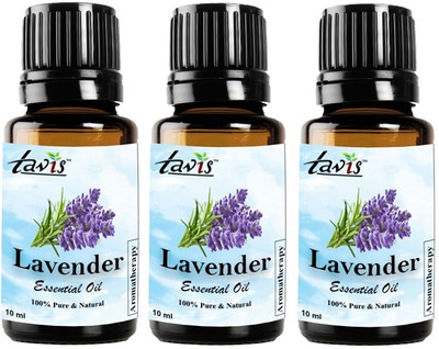 Tavis Lavender Oil for Hair Care | Skin Care | Aromatherapy | Pack of 3(30 ml)