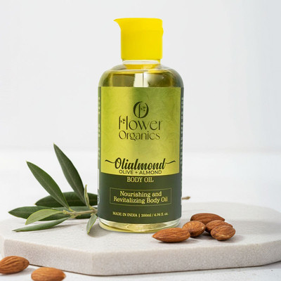 Flower Organics Olialmond (Olive + Almond) Body Oil(200 ml)