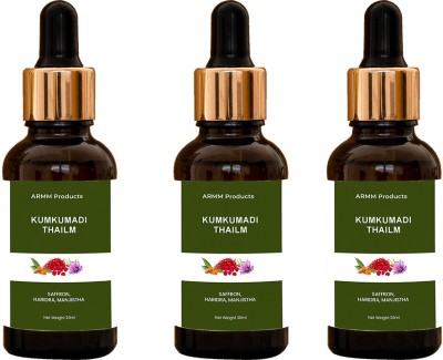 ARMM Products Kumkumadi Tailam - Your Secret to Youthful Skin(Pack Of 3)(30 ml)