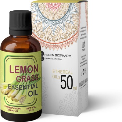 HEILEN BIOPHARM Lemongrass Essential Oil - 50 ml For Overall well being & Aromatherapy(50 ml)