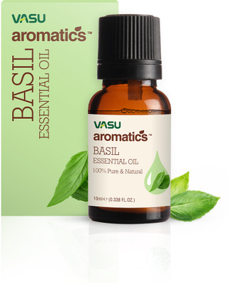 VASU Aromatics Basil Essential Oil – 10 ml(10 ml)
