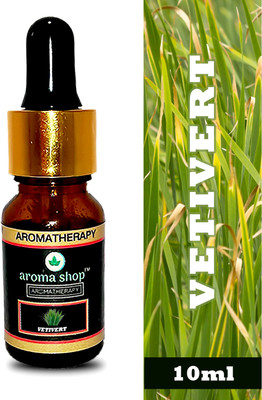AROMASHOP AROMATHERAPY PURE AND NATURAL VETIVERT ESSENTIAL OIL(10 ml)