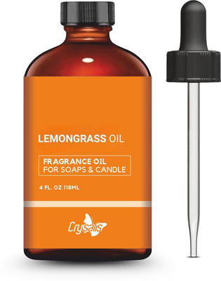Crysalis Lemongrass Scented Oil for Diffusers, Candle Crafting & Bath DIYs(118 ml)