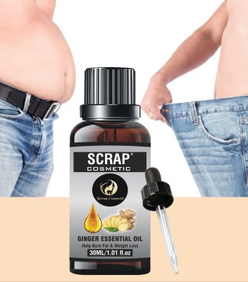 Scrap Cosmetic Fat Loss, Weight Loss, Tummy Reduce Ginger Essential Massage Oil For Men & Women(30 ml)