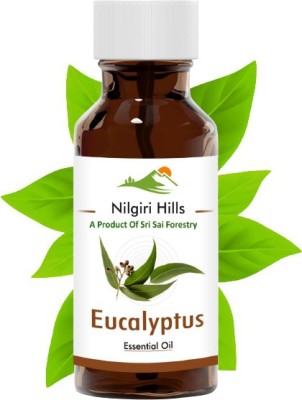 NilgiriHills Natural and Pure Eucalyptus Essential Oil, Nilgiri thailam, Neelgiri Tel 90ML(90 ml)