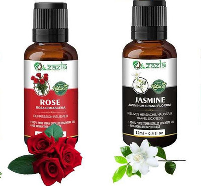Zazla Essential Oil Rose & Jasmine(24 ml)