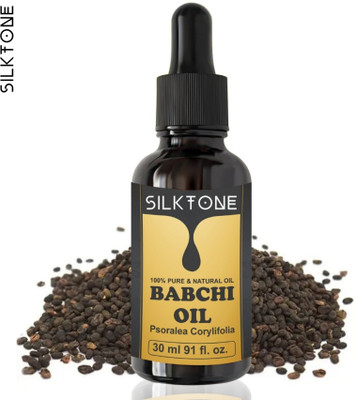 Silktone Pure Babchi (Bakuchi) Oil (Psoralea corylifolia) | Cold Pressed | Natural.24(30 ml)