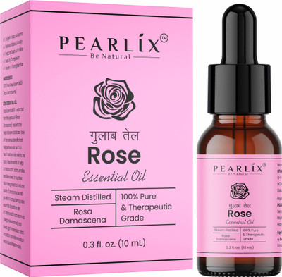 PEARLiX Rose Essential Oil | For Hydrate, and Illuminate Your Facial Skin(10 ml)