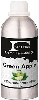 FAST FINE Pure Green Apple Diffuser Aroma Essential Oil long lasting Aroma Perfume(1000 ml)