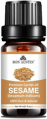 Bon Austin Sesame Carrier Oil with Rich Aroma & Flavour of Real Sesame Seed -30ml Pack of 1(30 ml)