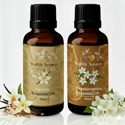 Widith Aromas Essential Oil 10ml (Vanilla + Frankincense)(20 ml)