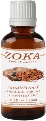 Zoka Sandalwood Essential Oil (Indian) (Santalum Album)(15 ml)