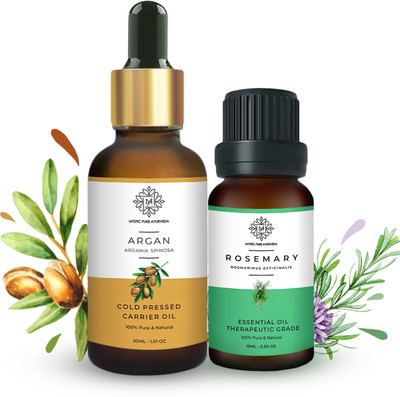 Mystic pure ayurveda Rosemary & Argan Oil Combo For Promoting Hair Growth & Reduce Hair Fall(45 ml)