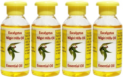 Eucalyptus Nilgiri Hills Oil - Pack Of 4(100 ml)